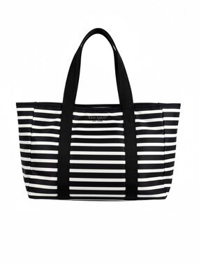 NWT kate spade "The Little Better Sam" Medium Tote in Black & Clotted Cream